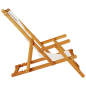 Sdraio pieghevoli vidaXL 2 pezzi Grigio chiaro in legno massello di acacia e Textilene Sdraio pieghevoli vidaXL 2 pezzi Grigio chiaro in legno massello di acacia e Textilene
