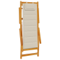 Sdraio pieghevoli vidaXL 2 pz Tortora in legno massello di acacia e Textilene Sdraio pieghevoli vidaXL 2 pz Tortora in legno massello di acacia e Textilene