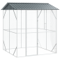 voliera per uccelli vidaXL antracite 210x227x247 cm acciaio voliera per uccelli vidaXL antracite 210x227x247 cm acciaio