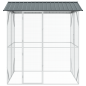 voliera per uccelli vidaXL antracite 210x227x247 cm acciaio voliera per uccelli vidaXL antracite 210x227x247 cm acciaio