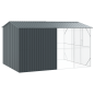 Aviario per Uccelli con Estensione Anthracite 310x442x247 cm in Acciaio