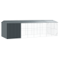 vidaXL Voliera per Uccelli con Estensione Antacite 310x838x247 cm Acciaio vidaXL Voliera per Uccelli con Estensione Antacite 310x838x247 cm Acciaio