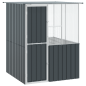 vidaXL Gabbia per Uccelli Antracite 215x78x200 cm Acciaio Galvanizzato
