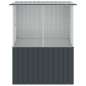 vidaXL Gabbia per Uccelli Antracite 215x78x200 cm Acciaio Galvanizzato
