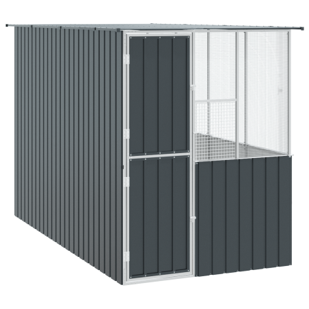 Gabbia per Uccelli vidaXL Anthracite 215x78x200 cm Acciaio Galvanizzato