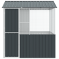 gabbia per uccelli vidaXL antracite 215x78x200 cm acciaio zincato gabbia per uccelli vidaXL antracite 215x78x200 cm acciaio zincato