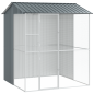 VidaXL Gabbia per Uccelli Antracite 215x210x247 cm in Acciaio