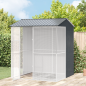 VidaXL Gabbia per Uccelli Antracite 215x210x247 cm in Acciaio
