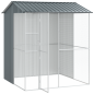 VidaXL Gabbia per Uccelli Antracite 215x210x247 cm in Acciaio