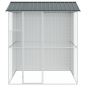 VidaXL Gabbia per Uccelli Antracite 215x210x247 cm in Acciaio