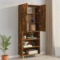 Armadietto Pensile a Parete Rovere Fumo 69,5x34x90 cm Armadietto Pensile a Parete Rovere Fumo 69,5x34x90 cm