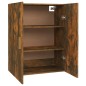Armadietto Pensile a Parete Rovere Fumo 69,5x34x90 cm Armadietto Pensile a Parete Rovere Fumo 69,5x34x90 cm