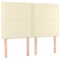 Testiere 4 pz Crema 72x5x78/88 cm in Similpelle Testiere 4 pz Crema 72x5x78/88 cm in Similpelle