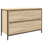 Set di mobili da bagno 3 pezzi in legno ingegnerizzato Rovere di vidaXL Set di mobili da bagno 3 pezzi in legno ingegnerizzato Rovere di vidaXL