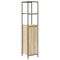 Set di mobili da bagno 3 pezzi in legno ingegnerizzato Rovere di vidaXL Set di mobili da bagno 3 pezzi in legno ingegnerizzato Rovere di vidaXL