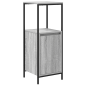 Set di mobili per bagno 3 pezzi vidaXL Grigio Legno ingegnerizzato Set di mobili per bagno 3 pezzi vidaXL Grigio Legno ingegnerizzato