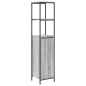 Set di mobili per bagno 3 pezzi vidaXL Grigio Legno ingegnerizzato Set di mobili per bagno 3 pezzi vidaXL Grigio Legno ingegnerizzato