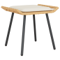 vidaXL Set da Giardino di 4 Pezzi con Cuscini in Rattan Poliestere Naturale