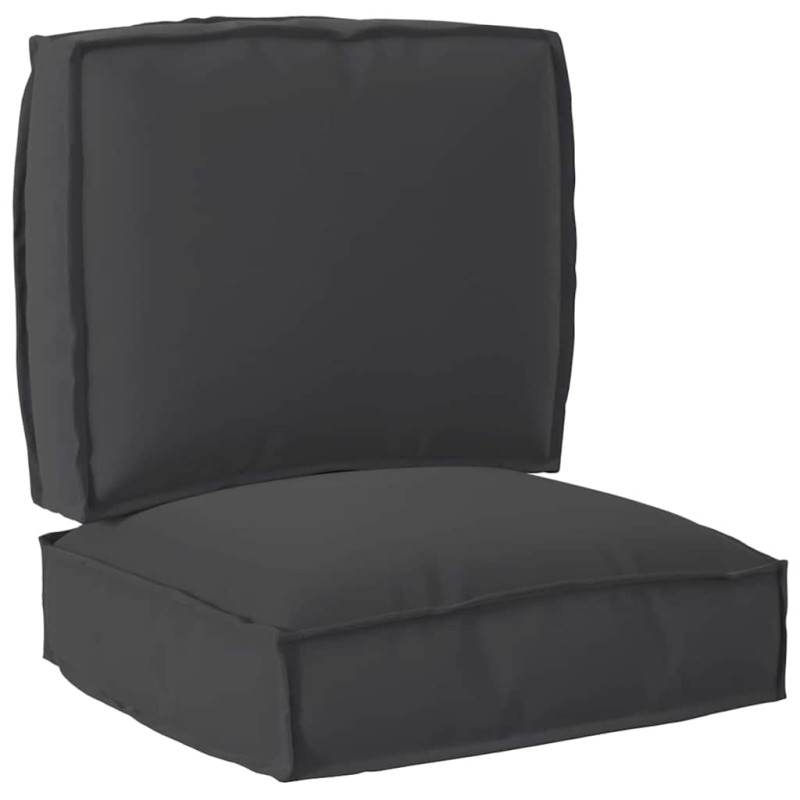 vidaXL Set di Cuscini per Pallet 2 Pezzi Nero in Tessuto Oxford vidaXL Set di Cuscini per Pallet 2 Pezzi Nero in Tessuto Oxford