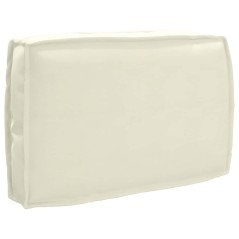 vidaXL Set di cuscini per pallet 2 pezzi Cream in tessuto Oxford