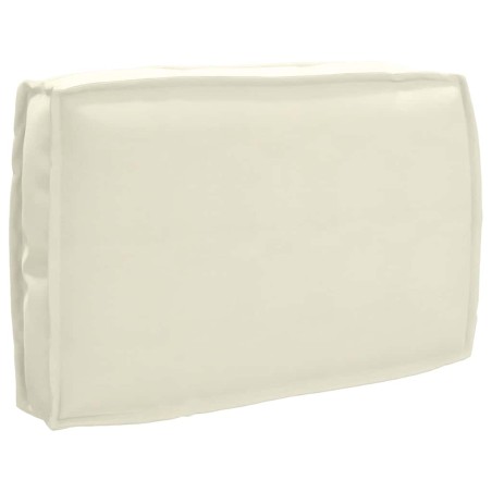 vidaXL Set di cuscini per pallet 2 pezzi Cream in tessuto Oxford