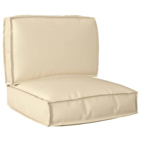 vidaXL Set di cuscini per pallet 2 pezzi in tessuto Oxford beige