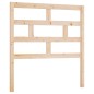 Testiera per Letto 106x4x100 cm in Legno Massello di Pino