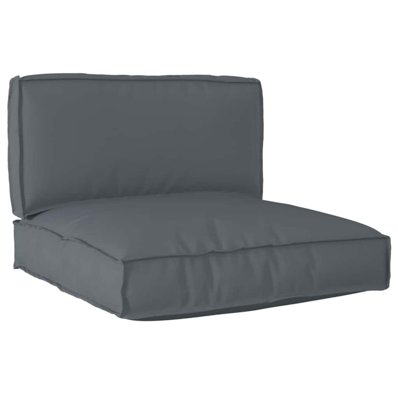 vidaXL Set di 2 Cuscini per Pallet Antracite Tessuto Oxford vidaXL Set di 2 Cuscini per Pallet Antracite Tessuto Oxford