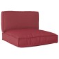 vidaXL Set di Cuscini per Pallet in 2 Pezzi Rosso Bordeaux in Tessuto Oxford vidaXL Set di Cuscini per Pallet in 2 Pezzi Rosso Bordeaux in Tessuto Oxford