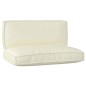 vidaXL Set di cuscini per pallet 2 pezzi crema in tessuto Oxford vidaXL Set di cuscini per pallet 2 pezzi crema in tessuto Oxford