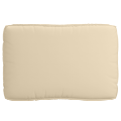 vidaXL Set di cuscini per pallet 2 pezzi beige in tessuto Oxford