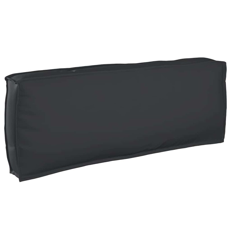 vidaXL Set di Cuscini per Pallet in 2 Pezzi Nero in Tessuto Oxford