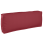 vidaXL Set di Cuscini per Pallet in 2 Pezzi Rosso Vino in Tessuto Oxford vidaXL Set di Cuscini per Pallet in 2 Pezzi Rosso Vino in Tessuto Oxford