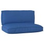 vidaXL Set Cuscini Pallet 2 Pezzi Blu Reale Tessuto Oxford