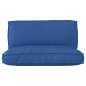 vidaXL Set Cuscini Pallet 2 Pezzi Blu Reale Tessuto Oxford