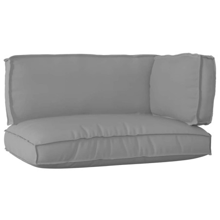vidaXL Set di cuscini per pallet 3 pezzi grigio in tessuto Oxford