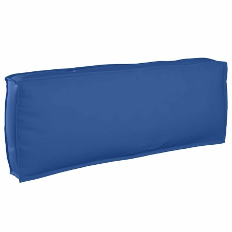 vidaXL Set di Cuscini per Palette a 3 Pezzi Blu Reale in Tessuto Oxford