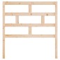 Testiera per Letto 106x4x100 cm in Legno Massello di Pino