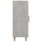 Credenza Grigio Cemento 34,5x34x90 cm in Legno Multistrato Credenza Grigio Cemento 34,5x34x90 cm in Legno Multistrato