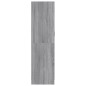 Armadio Grigio Sonoma 82,5x51,5x180 cm in Legno Multistrato