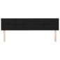 Testiere 2 pz Nero 100x5x78/88 cm in Tessuto Testiere 2 pz Nero 100x5x78/88 cm in Tessuto