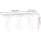 Tavolo da Giardino 160x73x70 cm in Legno di Pino Impregnato Tavolo da Giardino 160x73x70 cm in Legno di Pino Impregnato