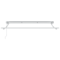 vidaXL Tenda retrattile manuale rossa e bianca, 350 x 200 cm vidaXL Tenda retrattile manuale rossa e bianca, 350 x 200 cm
