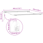 vidaXL Tenda Retrattile Manuale Arancione e Marrone 300x250 cm