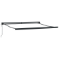 vidaXL Tenda Retrattile Automatica Arancione e Marrone, 300x250 cm