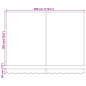 vidaXL Tenda Retrattile Manuale Gialla e Arancione 300x250 cm