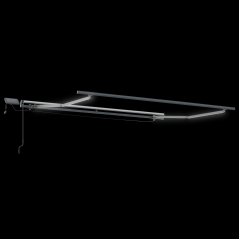 vidaXL Tenda Retrattile Manuale con LED Gialla e Arancione 300x250 cm