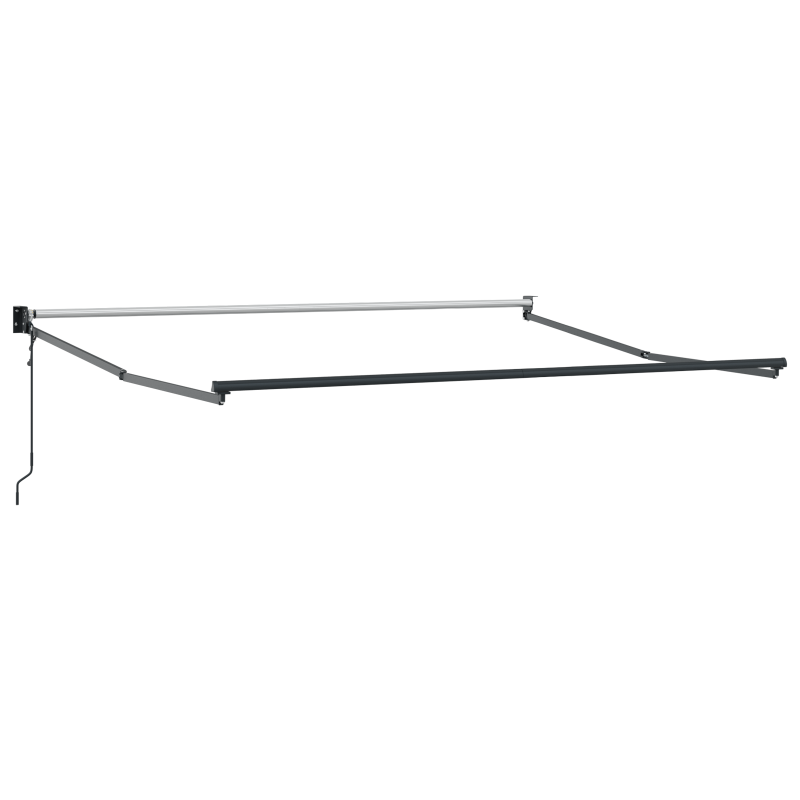 vidaXL Tenda Retrattile Automatica Gialla e Arancione 300x250 cm vidaXL Tenda Retrattile Automatica Gialla e Arancione 300x250 cm