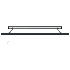 vidaXL Tendalino Retrattile Manuale Giallo e Arancione 300x250 cm