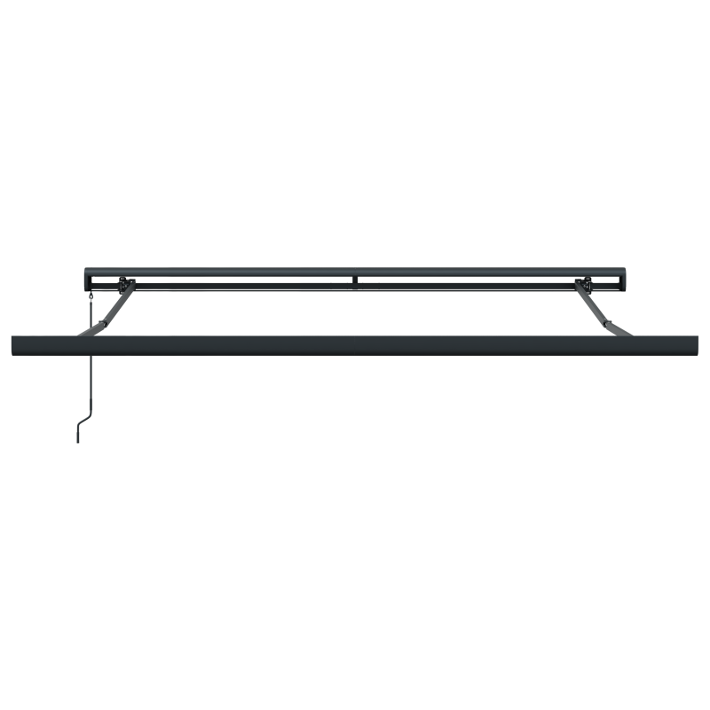 vidaXL Tendalino Retrattile Manuale Giallo e Arancione 300x250 cm